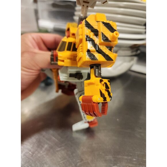 Transformers Cybertron 2005 Longrack Deluxe Class Figure Yellow Incomplete - Picture 3 of 16